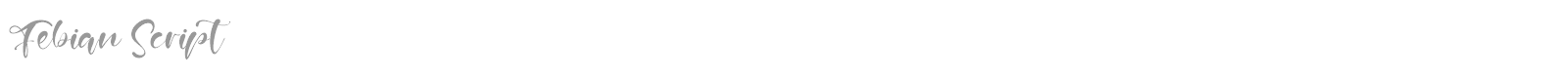 Febian Script font preview
